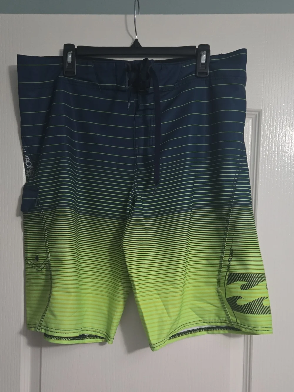 Billabong Green to Lime Gradient Swim Boardshorts
